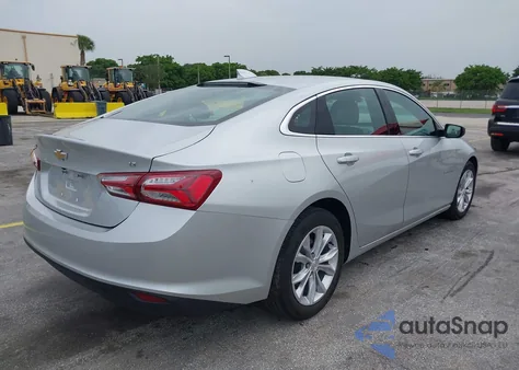 2022 Chevrolet Malibu Fwd Lt from USA, damaged, VIN 1G1ZD5ST7NF126207